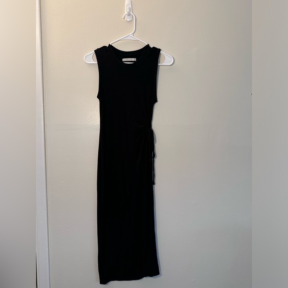 Abercrombie & Fitch black key hole maxi dress size XS - Picture 4 of 11